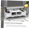 Hemoton Monitor Stand Riser Ergonomic Height Desk Organizer for Computer and Laptop Compact Design to Workspace and Reduce Neck Strain view 2