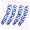 BESPORTBLE 2pairs Breathable Camouflage Arm Sleeves for Sun Lightweight Polyester Elbow Guards for Outdoor Activities Like Cycling and Fishing view 4