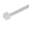 GTSE 8 Inch White Zip Ties, Saddle Mounts and Self Tapping Screws Set, 100 Pack Cable Ties, 50lb Strength, UV Resistant Strong Self-Locking Tie Wraps view 3