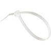 GTSE 8 Inch White Zip Ties, Saddle Mounts and Self Tapping Screws Set, 100 Pack Cable Ties, 50lb Strength, UV Resistant Strong Self-Locking Tie Wraps view 4