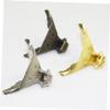 jojofuny 8pcs Gold Legs for Couch Risers Mid Century Modern Furniture Support Feet Leveling Feet for Furniture view 3