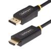 StarTech.com 3.3ft (1m) DisplayPort to HDMI Adapter Cable, 4K 60Hz with HDR, DP to HDMI 2.0b Cable, Active Video Converter view 1