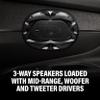 BOSS Audio Systems CH6530B Car Speakers - 300W, 150W Each, 6.5" Full Range, 3Way & CH6930B - 400W, 200W Each, Sold in Pairs view 3