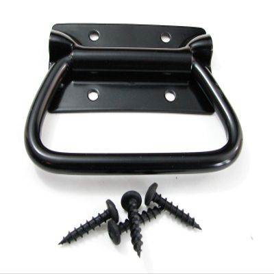ProSpeakerparts Reliable Hardware 0540BK Surface Mount Chest Handle w/Screws (Black)