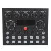 Live Sound Card, Audio Mixer USB External Sound Card with Dual Microphone Ports, Sound Card Live Broadcast KTV Sound Card for Live KTV Voice Chat view 1