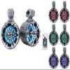 Rockville WB50KLS Silver Bundle: (4) 5.25 in 125W RMS/250W Peak LED Marine Wakeboard Tower Speakers, PS40 IP65 Bluetooth 4-Channel Amplifier for ATV/UTV/RZR, Polished Silver Finish, 5-Items view 2