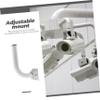 Hemoton 1piece Antenna Mount Pole Bracket Adjustable Wall Mount for Outdoor Antenna Installation Compatible Wireless Bridge and Equipment and Weatherproof view 2