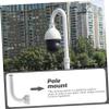 Hemoton 1piece Antenna Mount Pole Bracket Adjustable Wall Mount for Outdoor Antenna Installation Compatible Wireless Bridge and Equipment and Weatherproof view 4