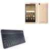BoxWave Keyboard Compatible with QMobile E1 - SlimKeys Bluetooth Keyboard, Portable Thin with Chiclet-Style Keys - Jet Black view 1