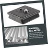 2pcs Abs Metal Camera Quick Release Plate for Tripod Mount Accessories view 2
