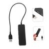 Uonlytech 1pc USB Multi Hub Splitter Adapter Port Expansion for Data Transfer Charging Slim Design for Laptops Printers and More Black view 3