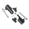 Mikikit Section Adjustable U-Shape Flashlight Holder Durable Aluminum Lamp Stand for Photography Easy Angle Lightweight and Versatile Flashlight Mount view 1