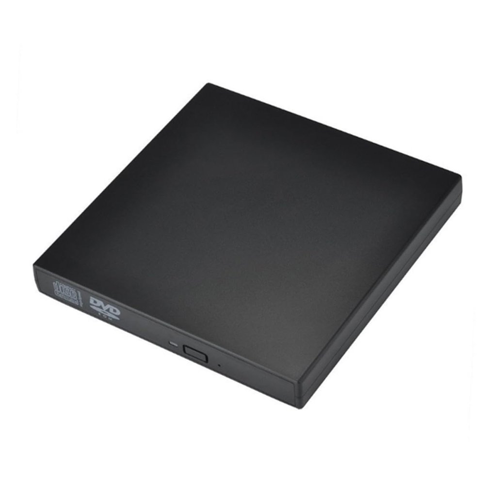 Gadpiparty USB Optical Drive Recorder Cd Burner External DVD Drive Rw Optical Drive Cd Writer External Cd Drive Black