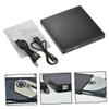 Gadpiparty USB Optical Drive Recorder Cd Burner External DVD Drive Rw Optical Drive Cd Writer External Cd Drive Black view 4