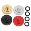 MERRYHAPY 4pcs Camera Soft Release Button Concave Shutter Release Button for DSLR Elegant Aluminum Alloy Design with Rubber Grip Gold Red Silver Black view 1