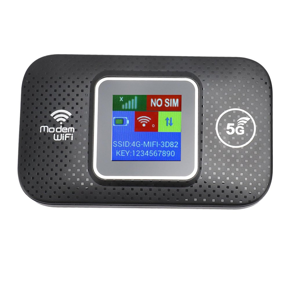 DirectNine Basics 4G LTE Mobile Hotspot for European, Color Screen Internet Router Devices with SIM Card Slot, Connects Up to 10 Devices, Secure Encrypted Router, Genericf7g05akvcr