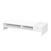 ARTIBETTER Monitor Stand Unique Shape Design Desk Storage Organizer Computer Monitor Rack Shelf Home Office and Entertainment Center view 1