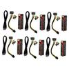 ARTIBETTER 6sets Pin Pci-e Riser Extender Cable to Gpu Adapter for Stable Data Transmission Pci Express Extension for Graphics Card Support and Power Supply view 3