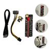 ARTIBETTER 6sets Pin Pci-e Riser Extender Cable to Gpu Adapter for Stable Data Transmission Pci Express Extension for Graphics Card Support and Power Supply view 4
