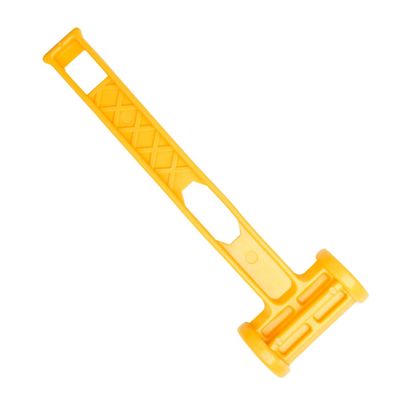 Gadpiparty Outdoor Camping Tent Mallet Lightweight Plastic Hammer for Tent Stakes and Pegs Camping Accessory Yellow