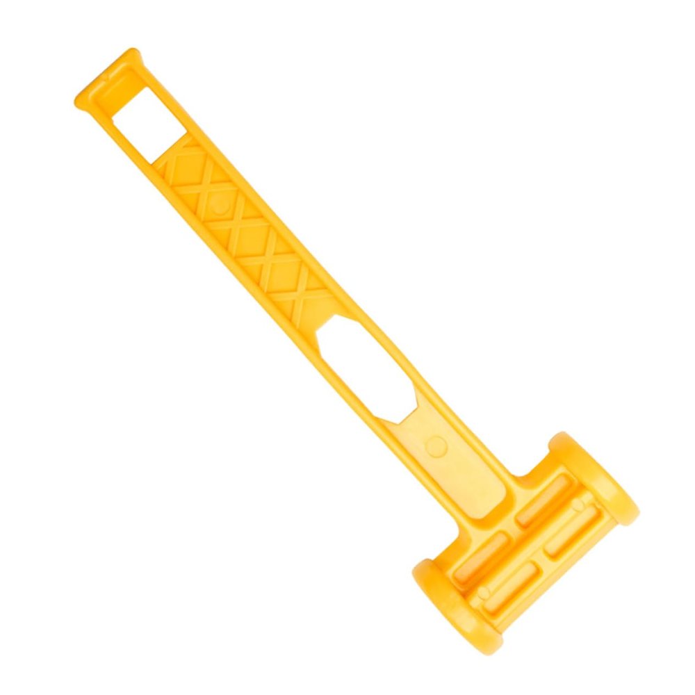 Gadpiparty Outdoor Camping Tent Mallet Lightweight Plastic Hammer for Tent Stakes and Pegs Camping Accessory Yellow