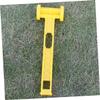 Gadpiparty Outdoor Camping Tent Mallet Lightweight Plastic Hammer for Tent Stakes and Pegs Camping Accessory Yellow view 4
