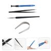 jojofuny Keyboard Puller Kit for Mechanical Keyboards Includes Stem Picker and Holder Lubrication Tool Set with Brush for Easy Keycap Removal and Maintenance view 2