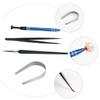 jojofuny Keyboard Puller Kit for Mechanical Keyboards Includes Stem Picker and Holder Lubrication Tool Set with Brush for Easy Keycap Removal and Maintenance view 3