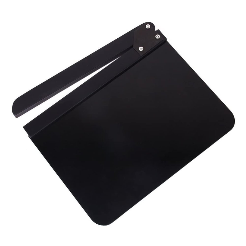 STOBOK Movie Clap-Stick in English Acrylic Tv/Film Clapperboard Wooden Handle 30x22.2cm