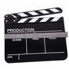 STOBOK Movie Clap-Stick in English Acrylic Tv/Film Clapperboard Wooden Handle 30x22.2cm view 2