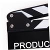 STOBOK Movie Clap-Stick in English Acrylic Tv/Film Clapperboard Wooden Handle 30x22.2cm view 4