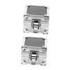 NOLITOY 2pcs Manicure Grinding Bit Storage Case Aluminum Organizer for Nail Drill Bits Convenient Carrying Box for Nail Art and Pedicure view 1