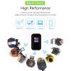 4G LTE Mobile Hotspot, Up to 500Mbps, Support 10 Users, High Speed Color Screen Network Router with SIM Card Slot, for Home Travel Business view 3