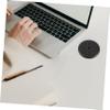 Cord Hole Plugs for Office Desks, Plastic 3 Pack Black view 2