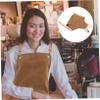 HOLIDYOYO Cute Women Men Stylist Hair Dresser Apron Canvas Pockets Kitchen Cooking view 2