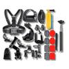 THE PERFECT PART Action Camera Accessory 27-Piece Kit for GoPro Hero Black Sliver 11 10 9 8 7 6 5 4 Session Max Akaso Xiaomi Accessories Tripod Head Chest Bike Mount with Case view 1