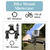 THE PERFECT PART Action Camera Accessory 27-Piece Kit for GoPro Hero Black Sliver 11 10 9 8 7 6 5 4 Session Max Akaso Xiaomi Accessories Tripod Head Chest Bike Mount with Case view 4