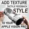 Apple Vision Pro Accessory. TouchProtect Compatible with Apple Vision Pro - Add Texture and Tactile Feel to Your Digital Crown and Menu Buttons! Vision Pro Protector Cover view 2