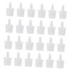 100Pcs Replacement Head Eyelash Extension Bottle Plugs White Plastic view 1
