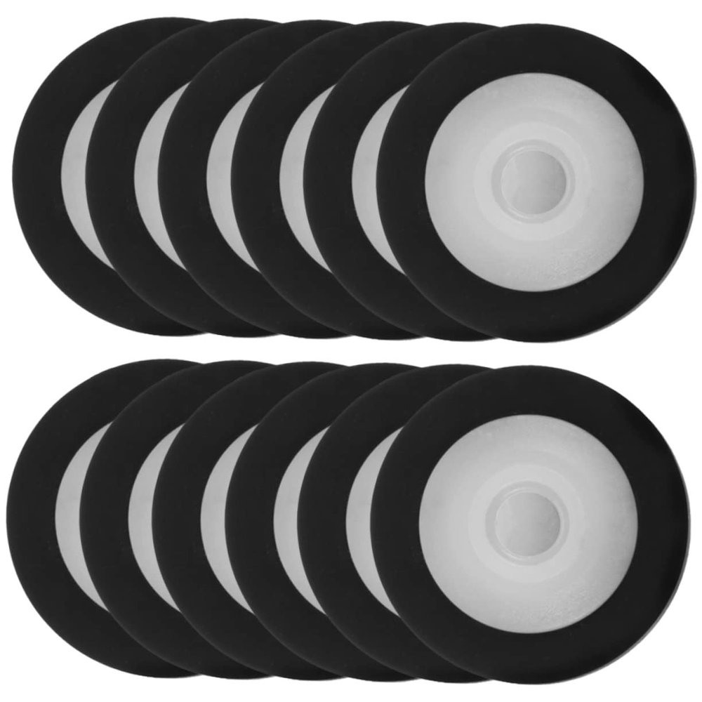 SOLUSTRE 12pcs Professional Audio Radio Pinch Rollers Replacement Plastic Maintenance for Tape Recorder
