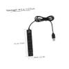 Hemoton 1Pc Data Hub Multi-Port USB Splitter Expansion Adapter for Abs Material Versatile Interface Expansion for Accessories view 2