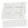 OFFSCH 50pcs Cable Clips Wire Organizers Wall Mounting Kit Wire Fixer Clips for Office Car Use view 1