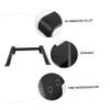 Uonlytech Folding Laptop Stand Aluminum Alloy Notebook Stand Sturdy and Stable Computer Holder Laptop Bracket Ergonomic Notebook Rack view 2