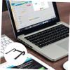 Uonlytech Folding Laptop Stand Aluminum Alloy Notebook Stand Sturdy and Stable Computer Holder Laptop Bracket Ergonomic Notebook Rack view 4