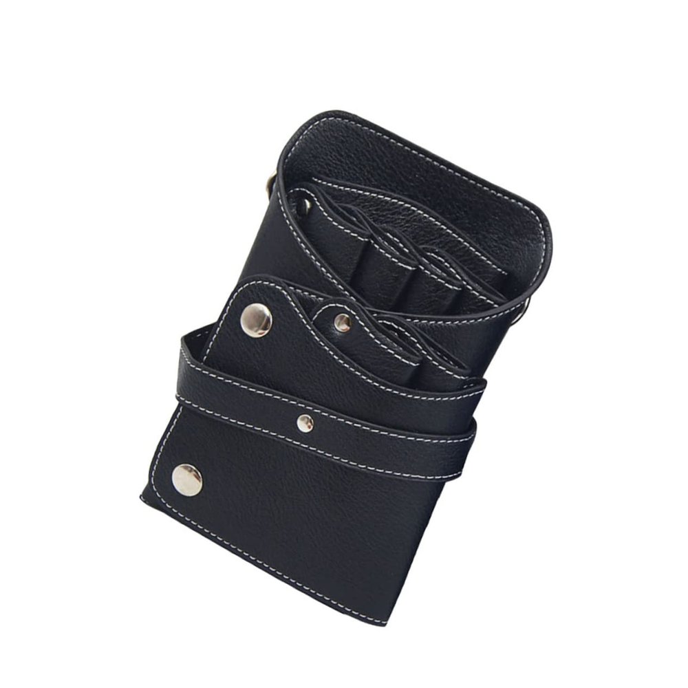 Didiseaon Hairdresser Pouch Barber Tool Organizer Tool Holder Waist Bag Scissor Carrier Black Essential