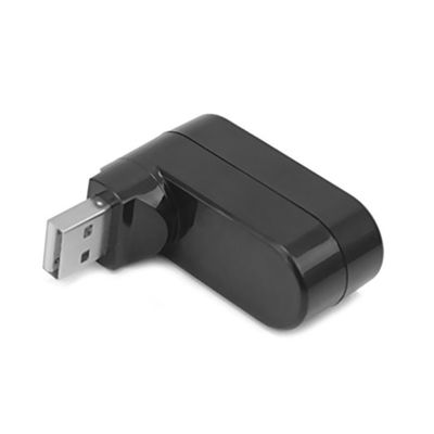 HOMSFOU 3 Travel Adapters Rotatable 180Cable Hub USB Date Charging Port USB 2.0 Hub Powered Hub Mini Multi-Port Hub Rotatable USB 2.0 Hub USB Hub to Rotate