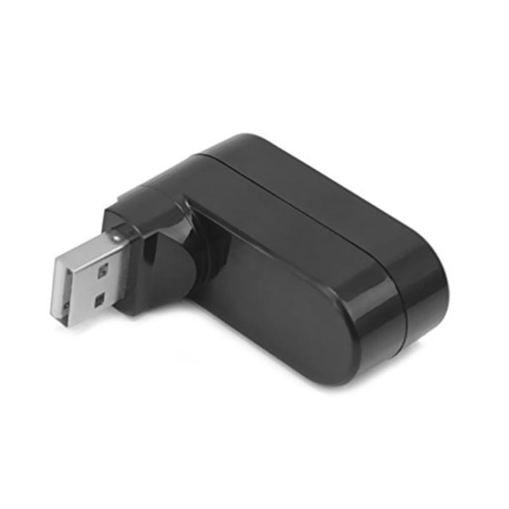 HOMSFOU 3 Travel Adapters Rotatable 180Cable Hub USB Date Charging Port USB 2.0 Hub Powered Hub Mini Multi-Port Hub Rotatable USB 2.0 Hub USB Hub to Rotate