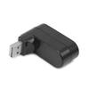 HOMSFOU 3 Travel Adapters Rotatable 180Cable Hub USB Date Charging Port USB 2.0 Hub Powered Hub Mini Multi-Port Hub Rotatable USB 2.0 Hub USB Hub to Rotate view 1