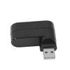HOMSFOU 3 Travel Adapters Rotatable 180Cable Hub USB Date Charging Port USB 2.0 Hub Powered Hub Mini Multi-Port Hub Rotatable USB 2.0 Hub USB Hub to Rotate view 3