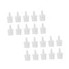 Angoily 60pcs Lash Grafting Glue Shaker Lash Glue Liner Eyelash Extension Nozzle Caps view 1